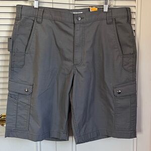 NWT Carhartt Relaxed Fit Dark Gray Cargo Shorts Sz 38